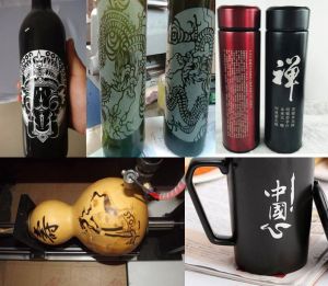 黄山歙县酒瓶葫芦工艺品激光雕刻机